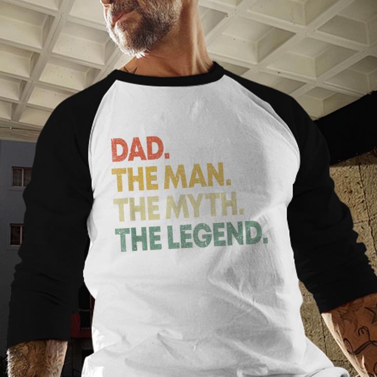 Dad The Man The Myth The Legend Men Dad Father's Day Men Baseball Raglan Shirt Dad The Man The Myth The Legend Men Dad Father's Day Men Baseball Raglan Shirt