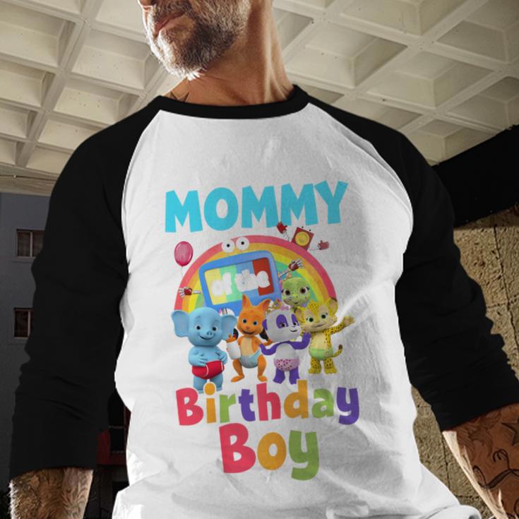 Dad And Mom Mommy Of The Birthday Boy Family Party Decor Men Baseball Raglan Shirt Dad And Mom Mommy Of The Birthday Boy Family Party Decor Men Baseball Raglan Shirt