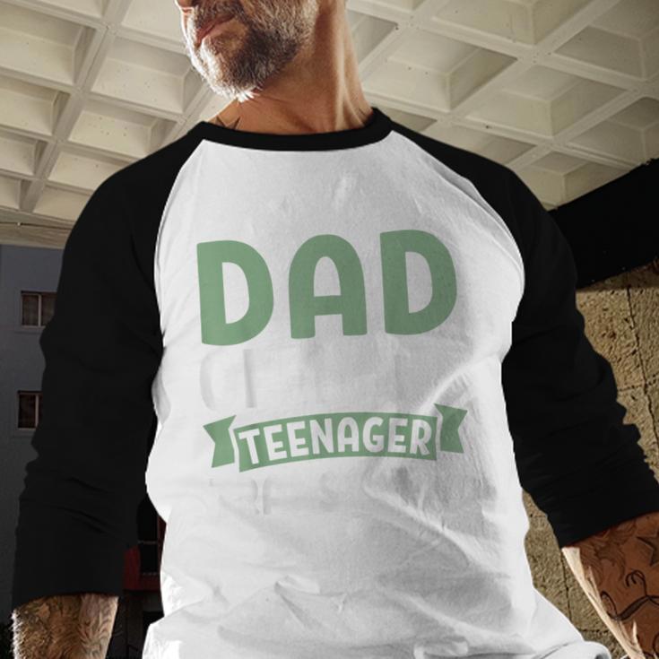 Dad Official Teenager Translator Dad Men Baseball Raglan Shirt
