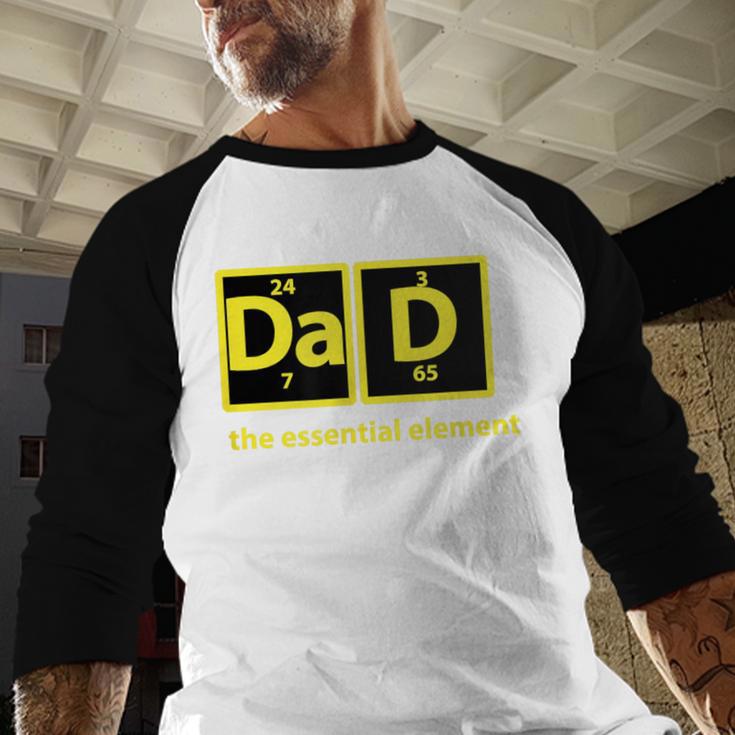 Dad Periodic Table Of Elements Men Baseball Raglan Shirt Dad Periodic Table Of Elements Men Baseball Raglan Shirt