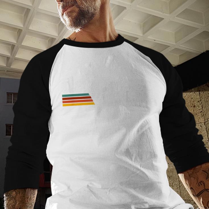 Dad-Vibes Forever Father Retro Vintage Men Baseball Raglan Shirt