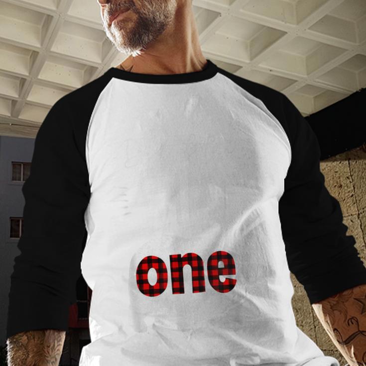 Dad Of The Wild One Shirt Bear Lumberjack 1st Birthday Tee Men Baseball Raglan Shirt