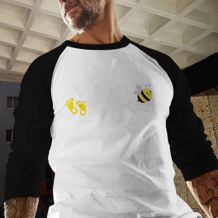 Daddy To Bee Pregnancy Announcement Baby Shower Men Baseball Raglan Shirt Daddy To Bee Pregnancy Announcement Baby Shower Men Baseball Raglan Shirt