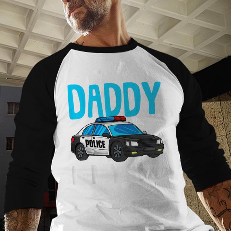 Daddy Is My Hero Police Toddler Police Officer Cop Boys Kids Men Baseball Raglan Shirt