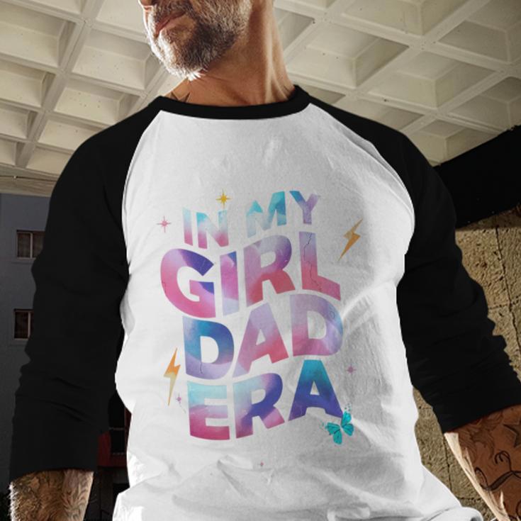 In My Daughter Era Dad Life Soft Pastel Pride Theme Men Baseball Raglan Shirt In My Daughter Era Dad Life Soft Pastel Pride Theme Men Baseball Raglan Shirt