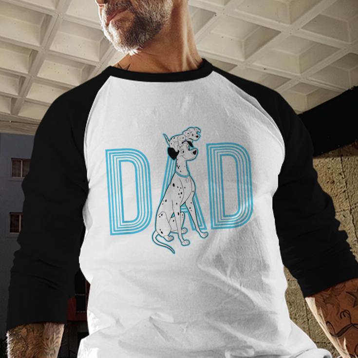 Disney 101 Dalmatians Pongo And Penny Dad Men Baseball Raglan Shirt