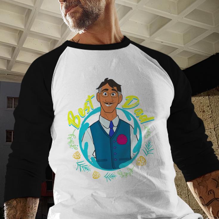 Disney Encanto Agustin Madrigal Best Dad Portrait Small Men Baseball Raglan Shirt Disney Encanto Agustin Madrigal Best Dad Portrait Small Men Baseball Raglan Shirt