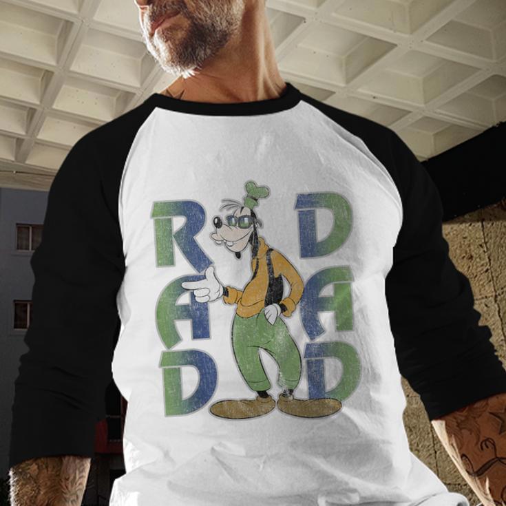 Disney Goofy Rad Dad Men Baseball Raglan Shirt
