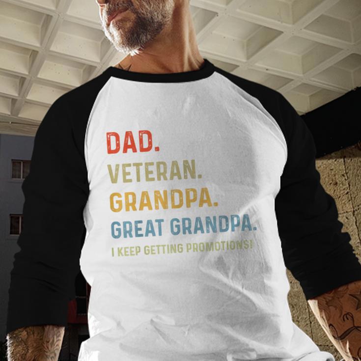 Fathers Day Dad Veteran Grandpa Great Grandpa Men Baseball Raglan Shirt Fathers Day Dad Veteran Grandpa Great Grandpa Men Baseball Raglan Shirt
