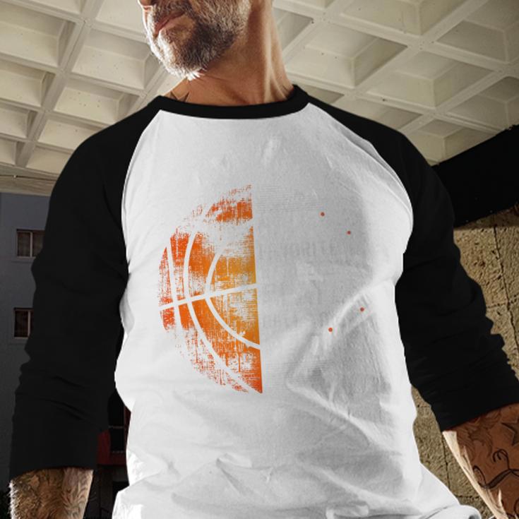 My Favorite Basketball Player Calls Me Dad Basketball Dad Men Baseball Raglan Shirt