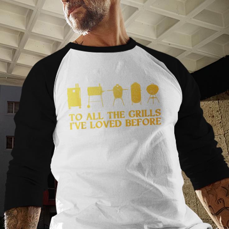 Grilling Art For Men Dad Barbecue Meat Smoking BBQ Men Baseball Raglan Shirt Grilling Art For Men Dad Barbecue Meat Smoking BBQ Men Baseball Raglan Shirt