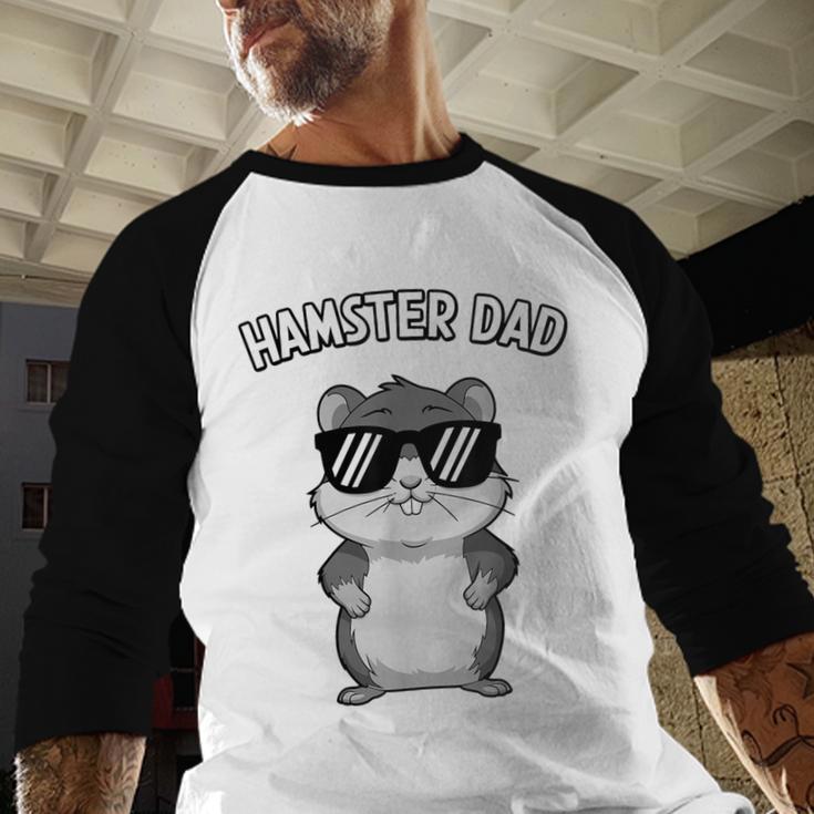 Hamster For Men Dad Boys Animal Hamster Lover Men Baseball Raglan Shirt