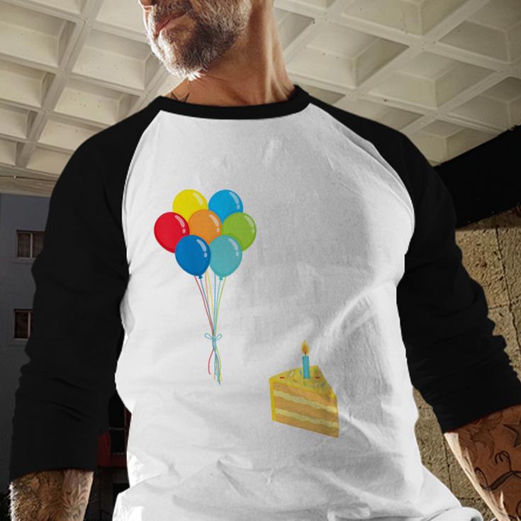 Happy Birthday Daddy Cute Toddler Dad's Birthday Party Men Baseball Raglan Shirt
