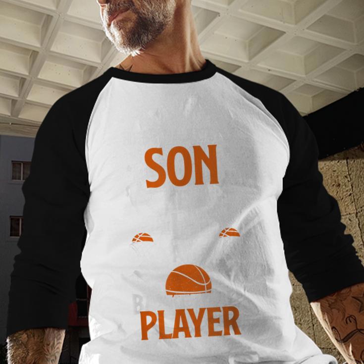 He's Also My Favorite Basketball Player Dad Basketball Dad Men Baseball Raglan Shirt He's Also My Favorite Basketball Player Dad Basketball Dad Men Baseball Raglan Shirt