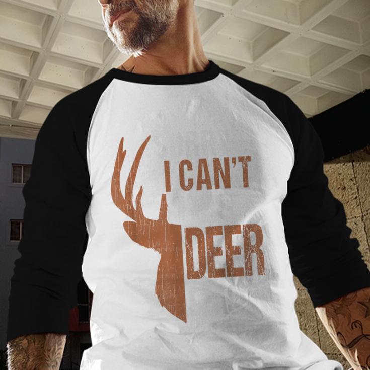Hunting Sorry Deer Season Hunter Dad Father Day Men Baseball Raglan Shirt