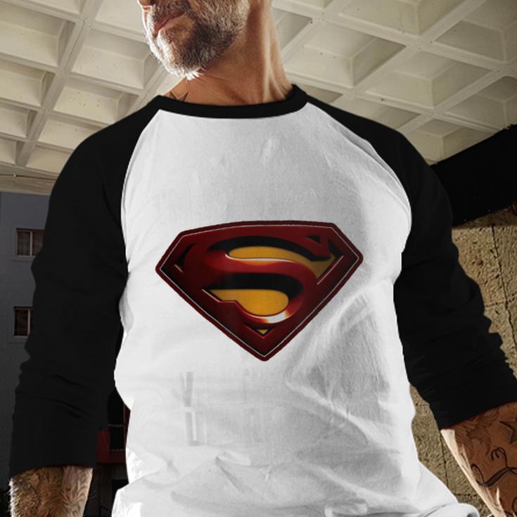 I'm A Twin DAD-What's Your Superpower Men Baseball Raglan Shirt