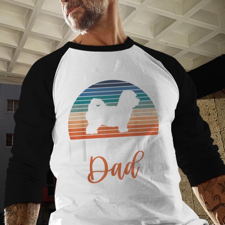 Maltipoo Dad Men Baseball Raglan Shirt