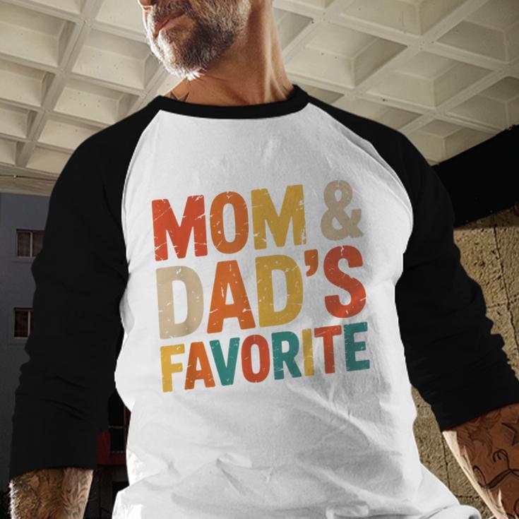 Mom & Dad's Favorite Men Baseball Raglan Shirt