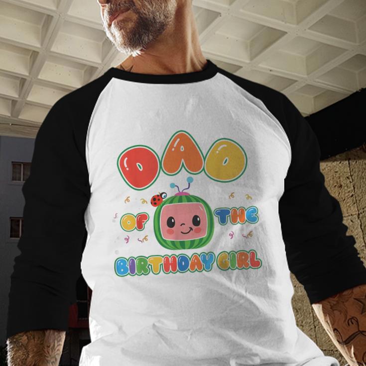 Mom And Dad Of The Birthday Girl Melon Family Matching Men Baseball Raglan Shirt Mom And Dad Of The Birthday Girl Melon Family Matching Men Baseball Raglan Shirt