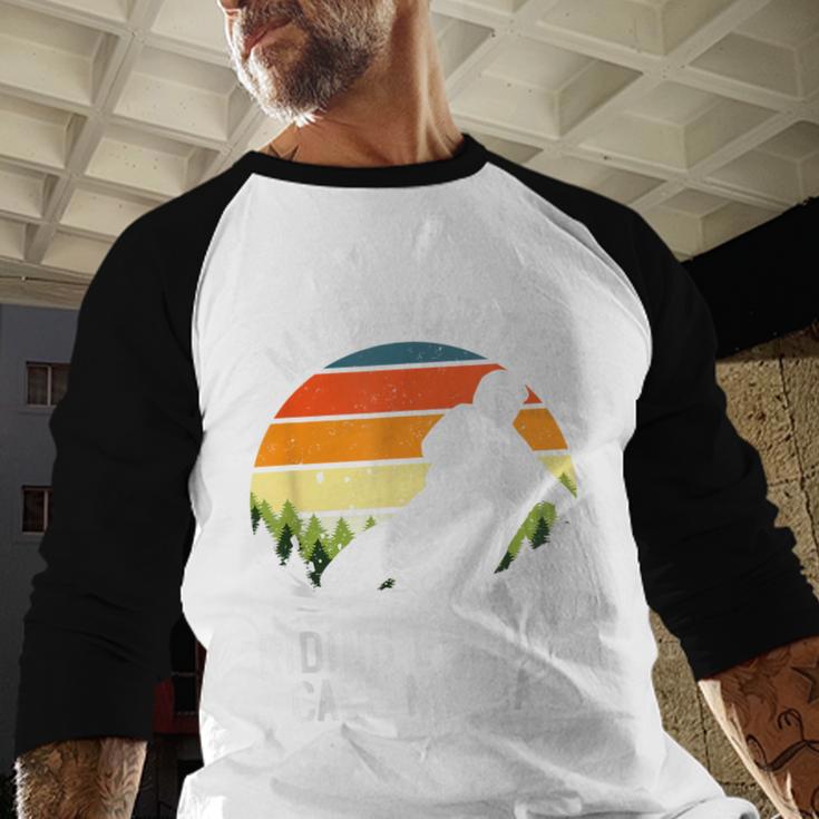 Motorcycle Dad Dirt Bike Shirt Motocross Riding Buddies Men Baseball Raglan Shirt