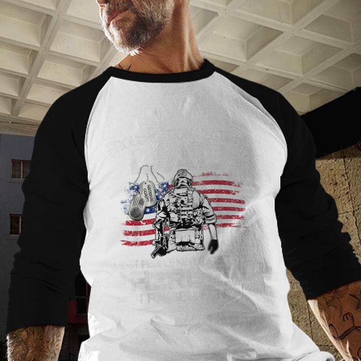 National Guard Graduation Proud National Guard Dad Men Baseball Raglan Shirt