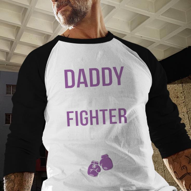 NICU Dad Micro Preemie Baby Dad Of NICU Warrior Appreciation Men Baseball Raglan Shirt