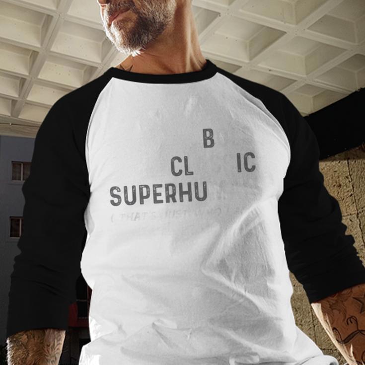 Old Man Gag Dad Father's Day Husband Birthday Grandpa Men Baseball Raglan Shirt