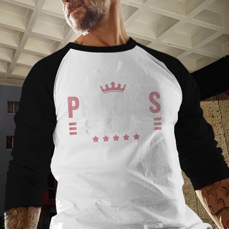 Princess Security Boys Big Brother Vintage Birthday Dad Mom Men Baseball Raglan Shirt