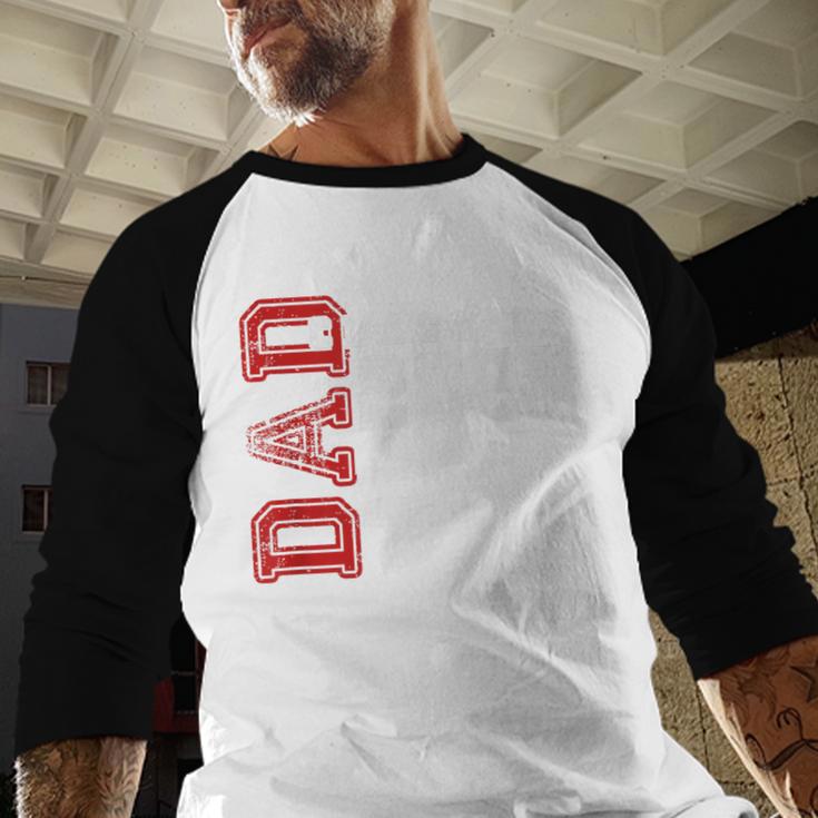 Proud Dad Of Class Of 2026 Graduate Men Baseball Raglan Shirt