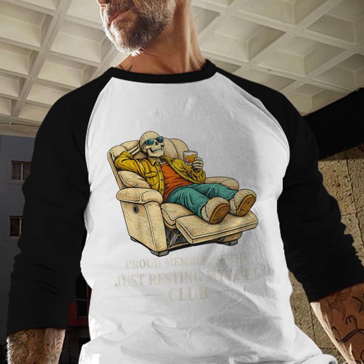 Proud Member Of The Just Resting My Eyes Club Dad Men Baseball Raglan Shirt Proud Member Of The Just Resting My Eyes Club Dad Men Baseball Raglan Shirt