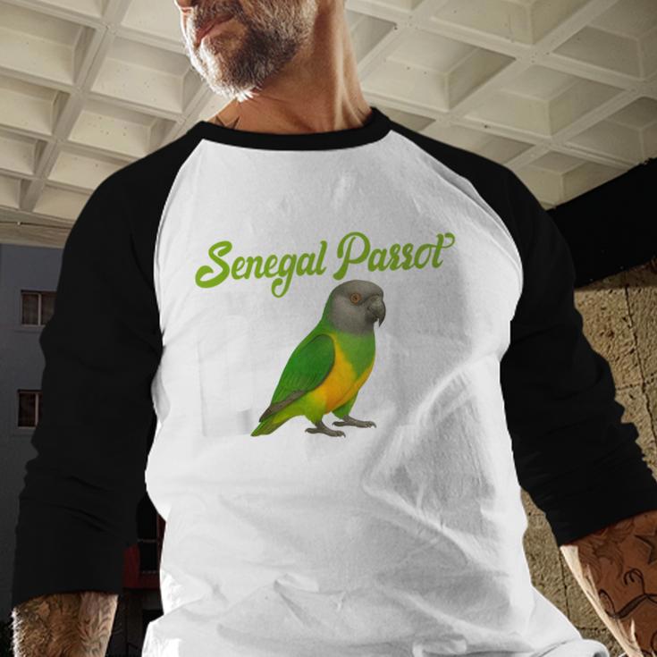 Senegal Parrot Dad Senegal Parrot Owner Senegal Parrot Lover Men Baseball Raglan Shirt