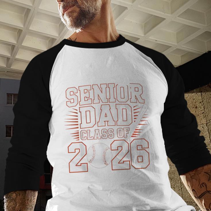 Senior Dad Class Of 2026 Graduate Baseball 2026 Graduation Men Baseball Raglan Shirt