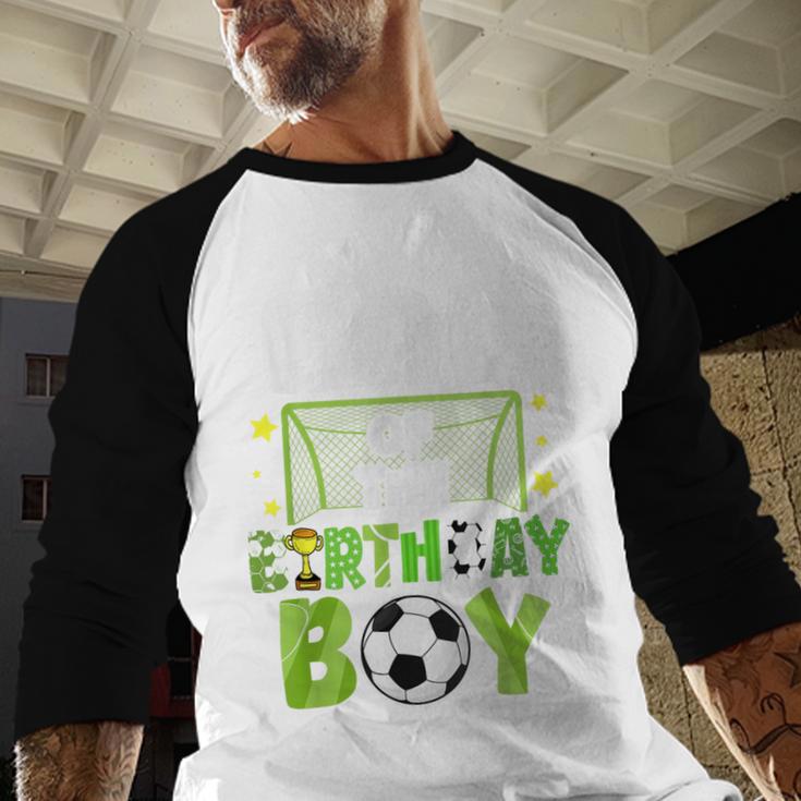 Soccer Dad Birthday Boy Party Soccer Family Matching Men Baseball Raglan Shirt Soccer Dad Birthday Boy Party Soccer Family Matching Men Baseball Raglan Shirt
