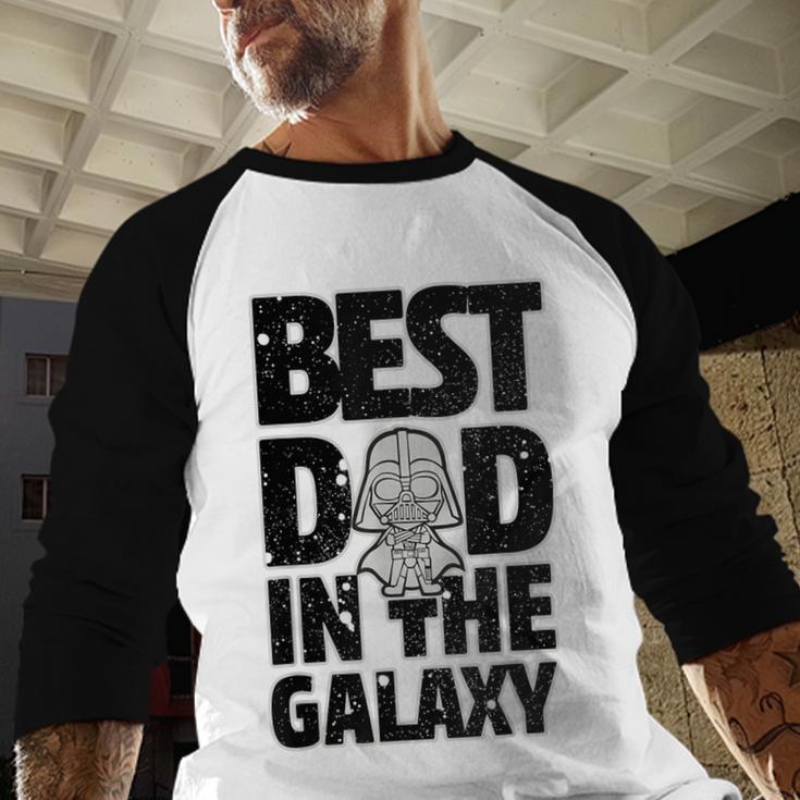 Star Wars Best Dad In The Galaxy Darth Vader Men Baseball Raglan Shirt
