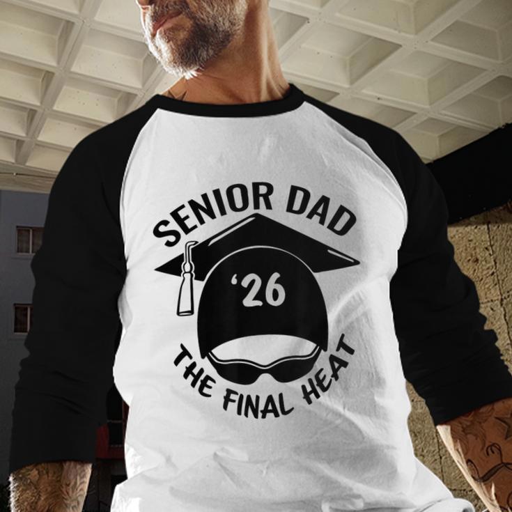 Swim Senior Dad 2026 The Final Heat Men Baseball Raglan Shirt Swim Senior Dad 2026 The Final Heat Men Baseball Raglan Shirt