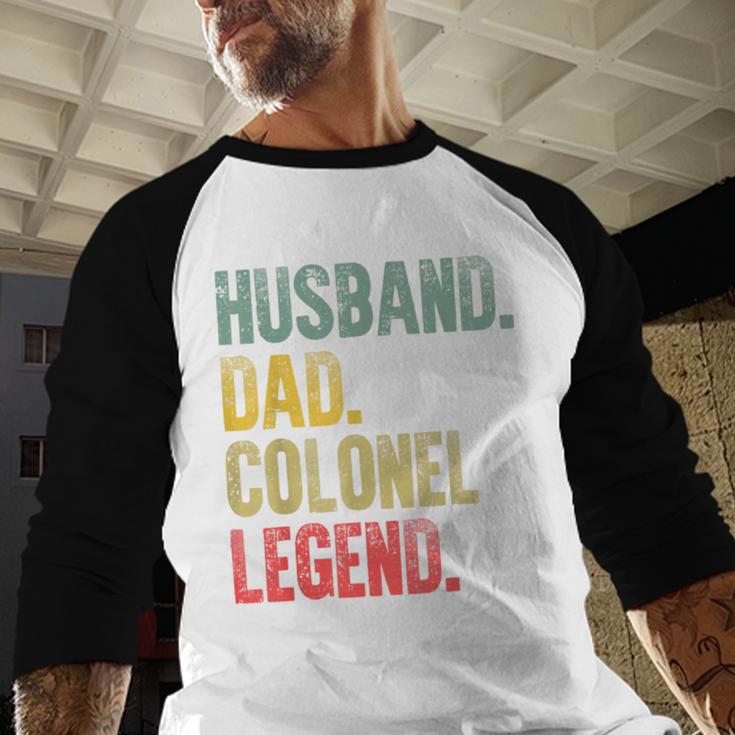 Vintage Husband Dad Colonel Legend Retro T-Shirt Men Baseball Raglan Shirt Vintage Husband Dad Colonel Legend Retro T-Shirt Men Baseball Raglan Shirt