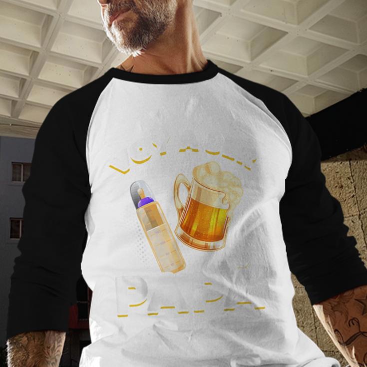 Voy Hacer Papa Ser Papa Voy A Ser Papa Dad To Be In Spanish Men Baseball Raglan Shirt