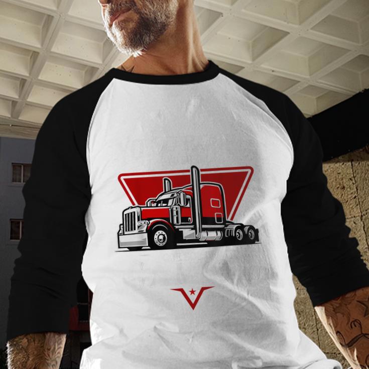 Yo No Ronco Yo Sueno Que Soy Un Camion Latin Dad Spanish Men Baseball Raglan Shirt