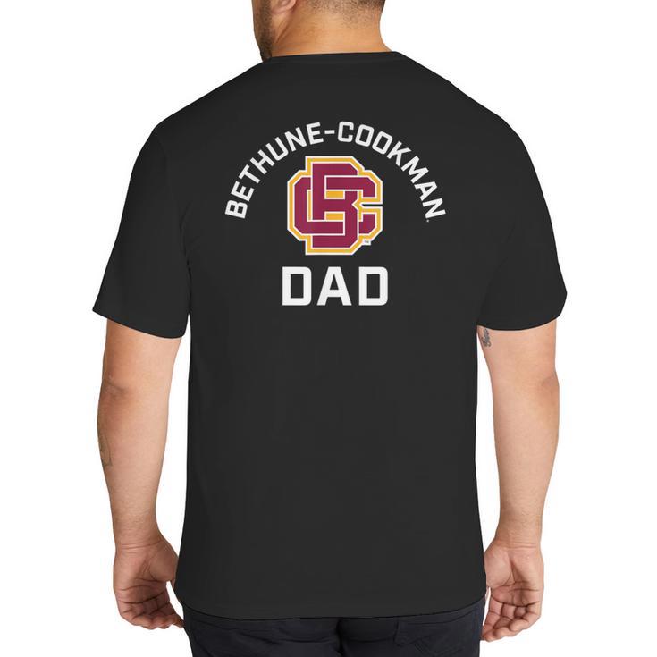 Bethune-Cookman University Wildcats Arched Dad Big And Tall Men's T-Shirt Back Print