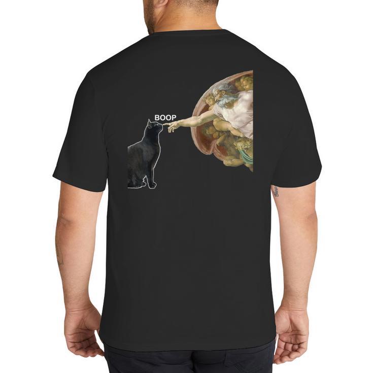 Cat Shirts For MenWomen Cat Shirts For Cat DadMom Big And Tall Men's T-Shirt Back Print