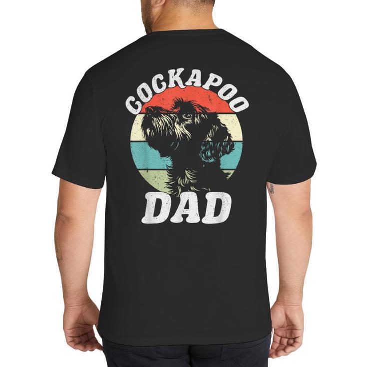 Cockapoo Dad Dog Father's Day Vintage Pet Men Women Kids Big And Tall Men's T-Shirt Back Print