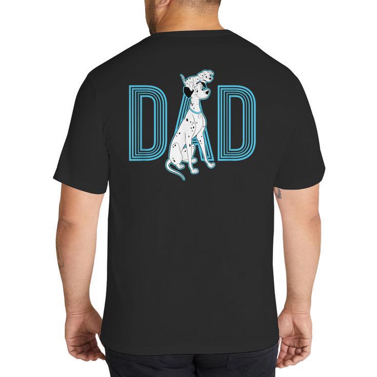 Disney 101 Dalmatians Pongo And Penny Dad Big And Tall Men's T-Shirt Back Print
