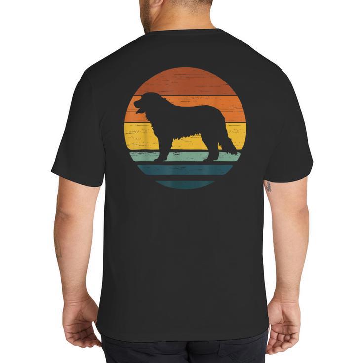 Golden Mountain Vintage Retro Mum Dad Dog Men Women Kids Big And Tall Men's T-Shirt Back Print