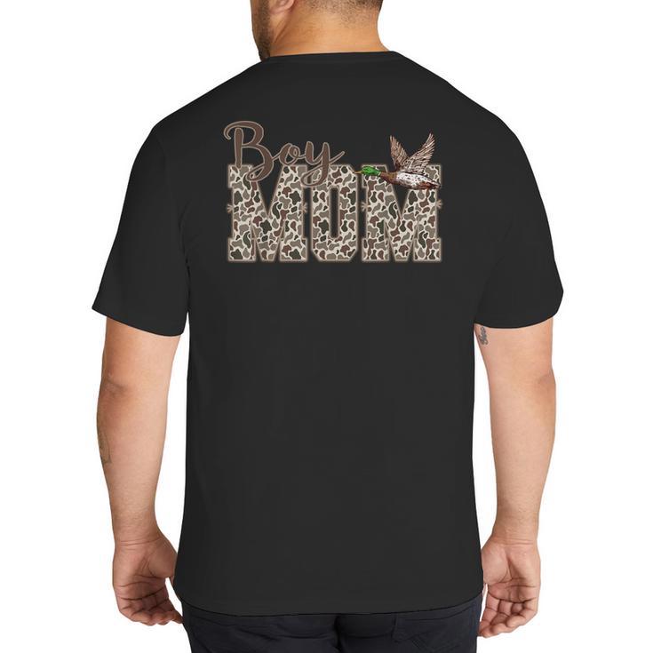 Hunting Boy Mom Duck Camouflage Camo Preppy Camo Dad Big And Tall Men's T-Shirt Back Print