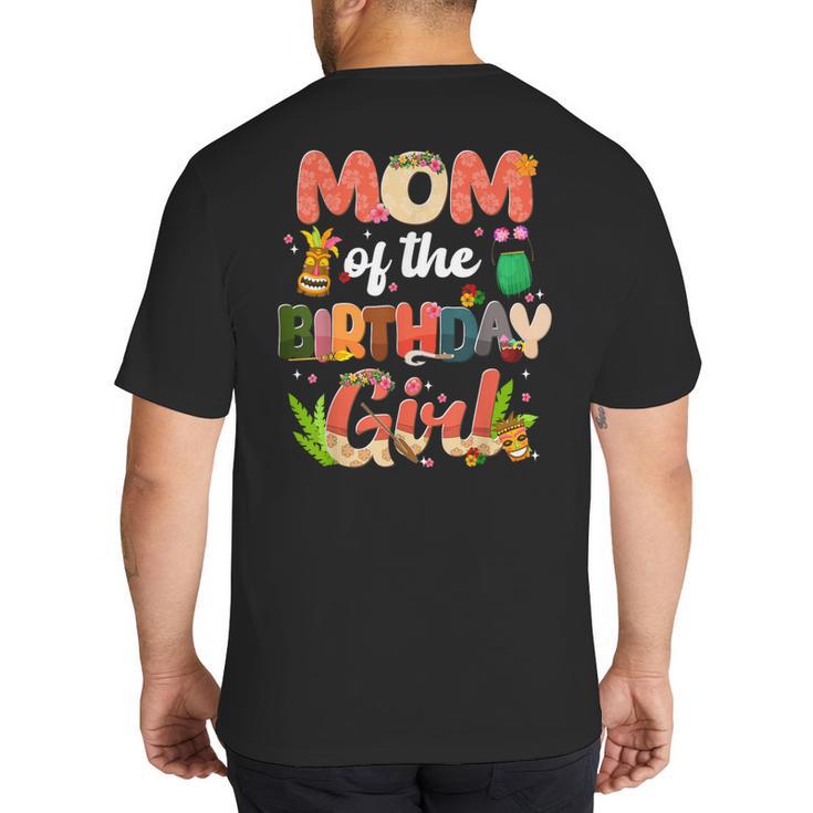 Mom And Dad Birthday Girl Matching Family Party Decorations Big And Tall Men's T-Shirt Back Print