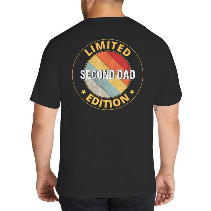 Second Dad Big And Tall Men's T-Shirt Back Print