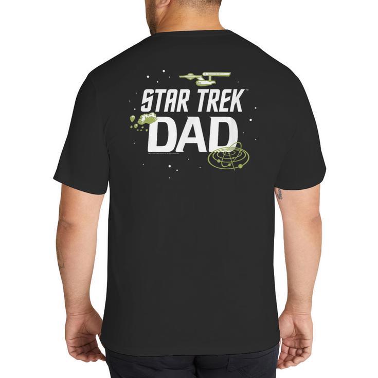 Star Trek Father's Day Star Trek Dad Icons Big And Tall Men's T-Shirt Back Print