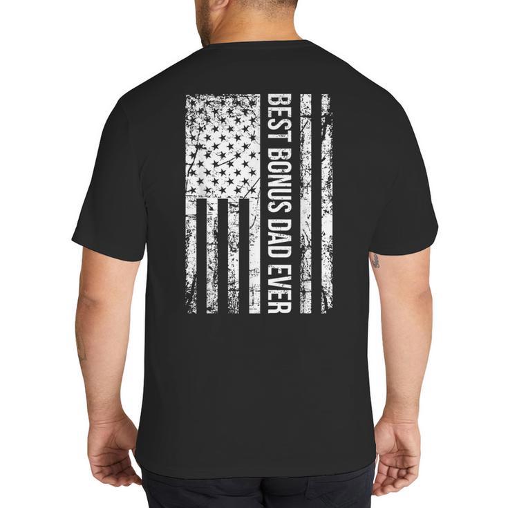 Step Dad Big And Tall Men's T-Shirt Back Print