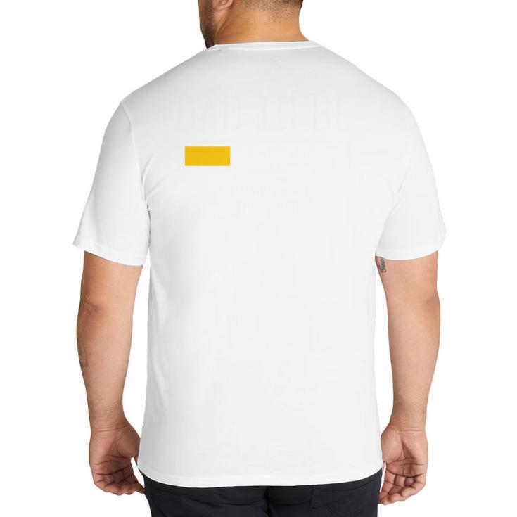 Best Expecting Dad Dad To Be Big And Tall Men's T-Shirt Back Print