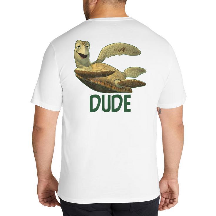 Disney Pixar Finding Nemo Father's Day Dude Cool Dad Poster Big And Tall Men's T-Shirt Back Print
